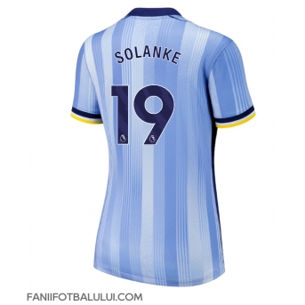 Tottenham Hotspur Dominic Solanke #19 Tricou Fotbal Replică 2024-25 Femei Deplasare